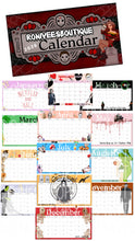 Load image into Gallery viewer, 2026 Printable Horror Themed Calendar / Horror Movie Calendar