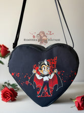 Load image into Gallery viewer, Drac Heart Crossbody Bag