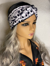 Load image into Gallery viewer, Jack Skellington Ear Warmer Headwrap