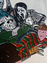 Load image into Gallery viewer, B-Grade The Slashers Club Enamel Pin
